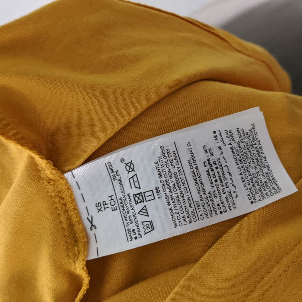 ON Mustard Dress XSMALL - Picture 8 of 8